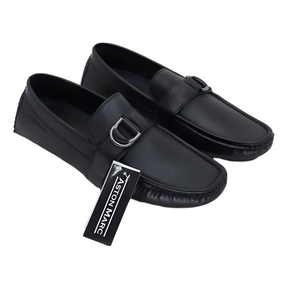 Aston Marc Charter Side Loafers Black - Men\'s Stylish Driving Shoe 11M main image 4